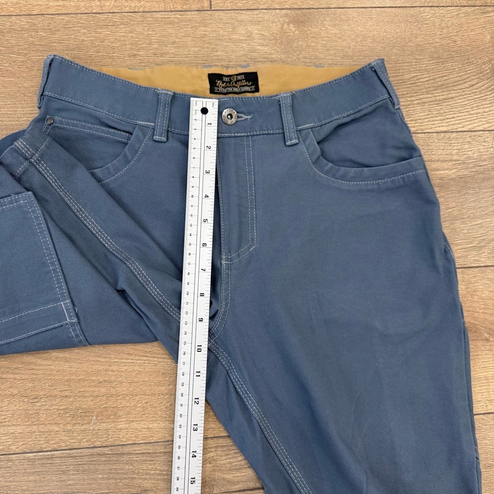 Noble Outfitters Womens Blue Canvas Utility Work Shorts Size 8 Cargo Pocket - Picture 7 of 7